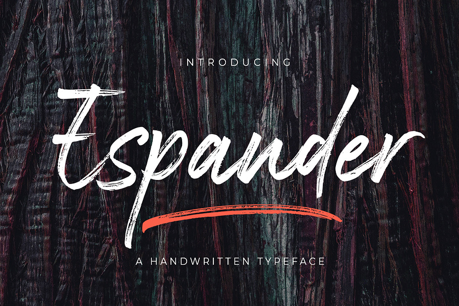 Espander Font - Handwritten Typeface in Script Fonts - product preview 8