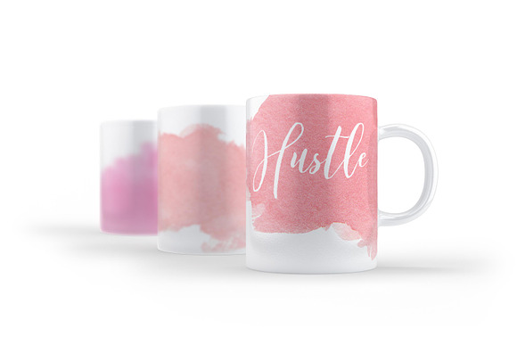 Pink & Blush Watercolor Combo Pack in Objects - product preview 5