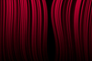 Red stage theatre curtain background