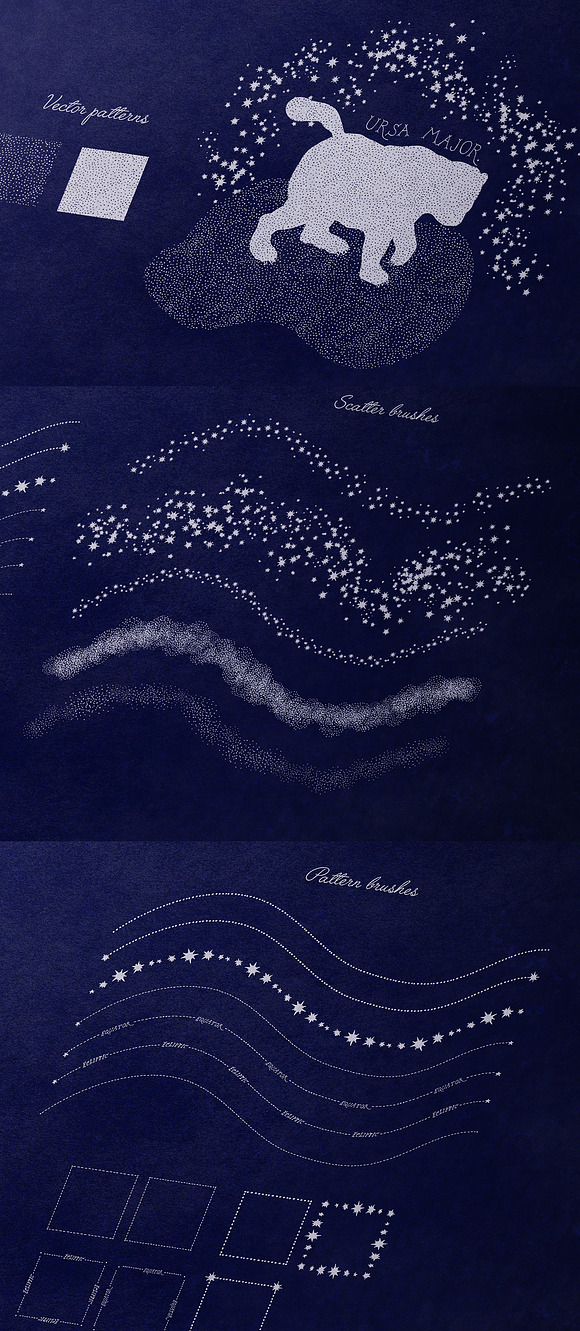 Sky Atlas 50 constellations in Illustrations - product preview 3