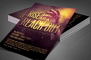 Rise Up and Reach Out Church Flyer