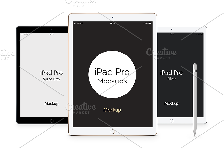 iPad Pro Mockups in Mobile & Web Mockups - product preview 8