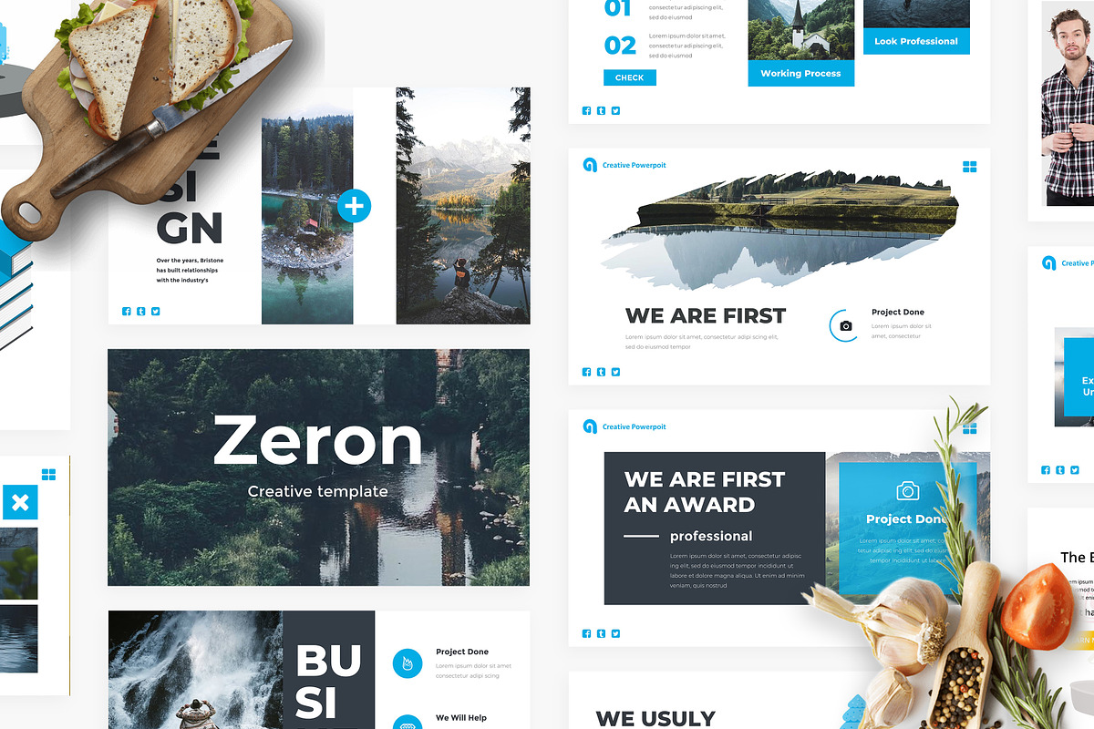 Zeron Creative Keynote Template in Keynote Templates - product preview 8