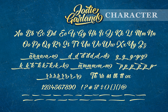 Jodie Garland Script in Script Fonts - product preview 11