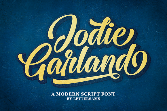 Jodie Garland Script in Script Fonts - product preview 12