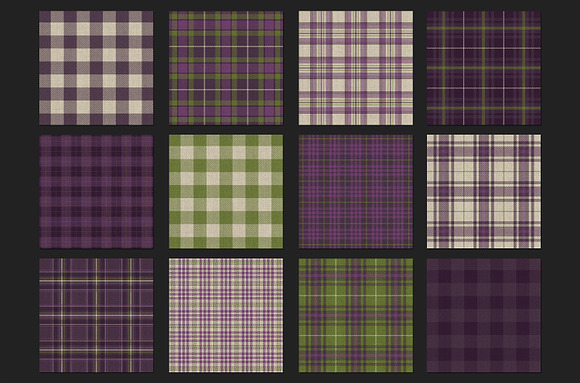 Eggplant plaid in Patterns - product preview 1