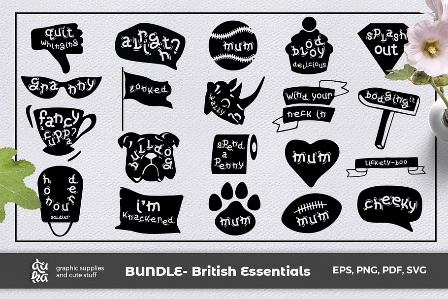 British Essentials SVG Bundle- Vol 1 in Illustrations - product preview 8