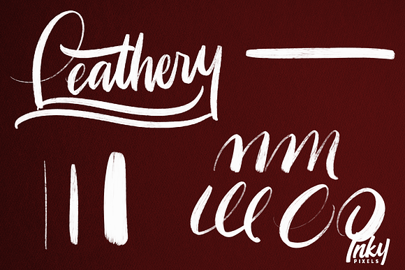 Inky Lettering Procreate Brushes in Photoshop Brushes - product preview 2