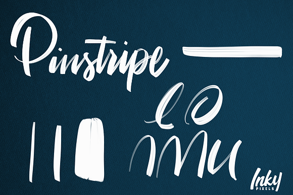 Inky Lettering Procreate Brushes in Photoshop Brushes - product preview 5