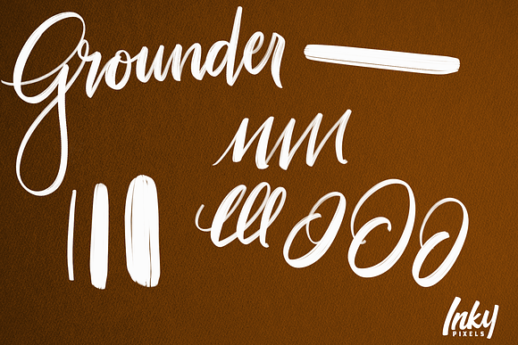 Inky Lettering Procreate Brushes in Photoshop Brushes - product preview 6