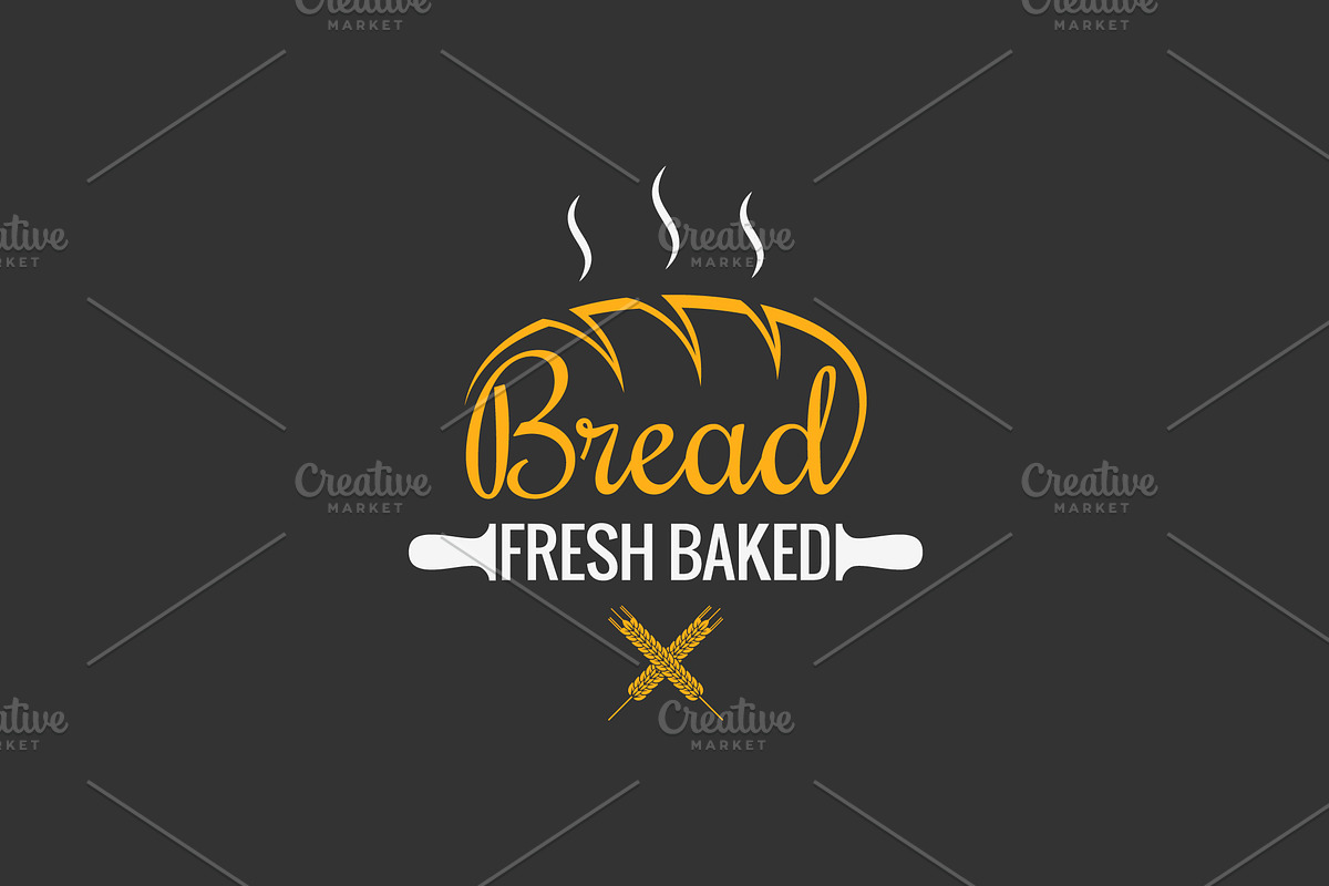 Bread logo design. Bakery sign. in Objects - product preview 8
