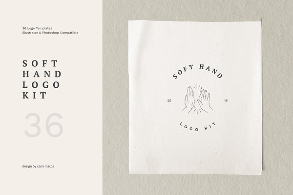 Soft Hand Logo Template Kit