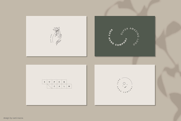 Soft Hand Logo Template Kit in Logo Templates - product preview 3