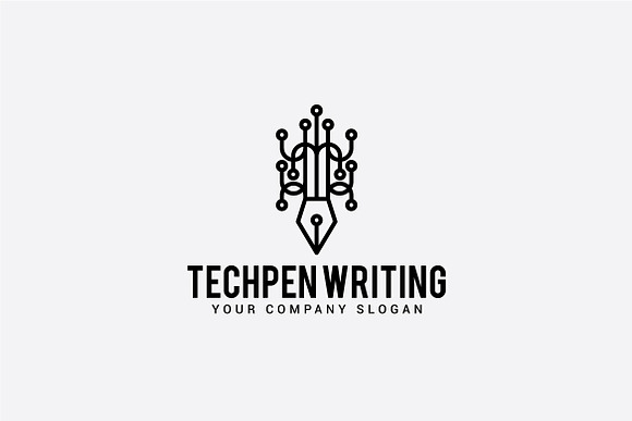 Techpen Writing in Logo Templates - product preview 1