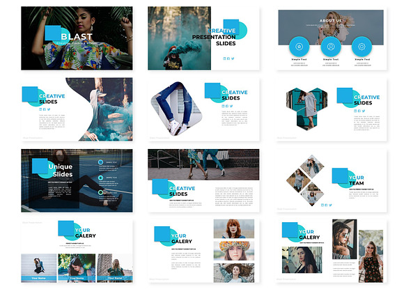 Blast - Powerpoint Template in PowerPoint Templates - product preview 1