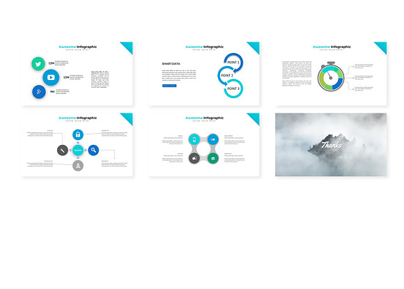 Cloudy - Powerpoint Template in PowerPoint Templates - product preview 3