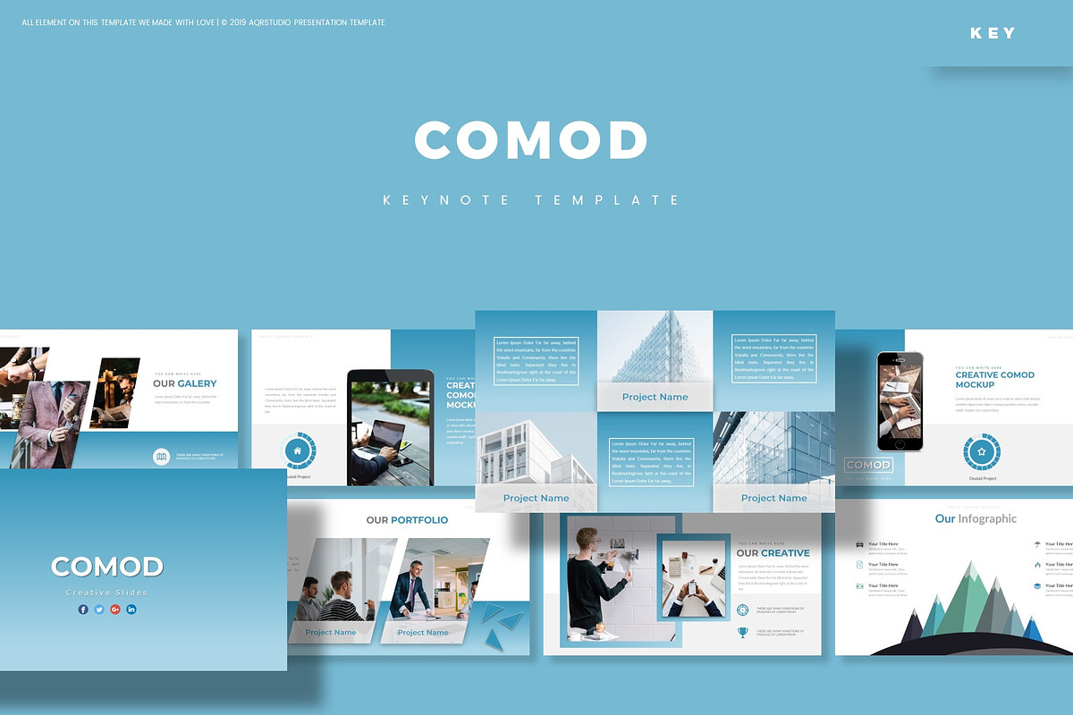 Comod - Keynote Template in Keynote Templates - product preview 8