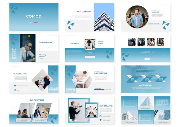 Comod - Keynote Template in Keynote Templates - product preview 1