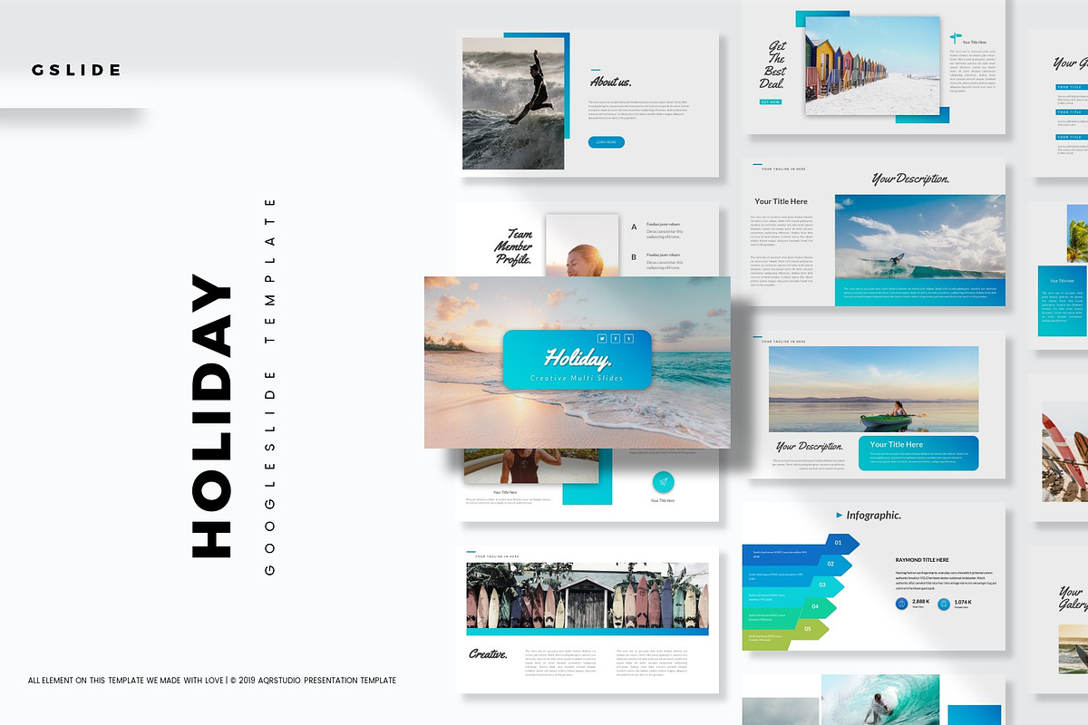 Holiday - Google Slides Template in Google Slides Templates - product preview 8