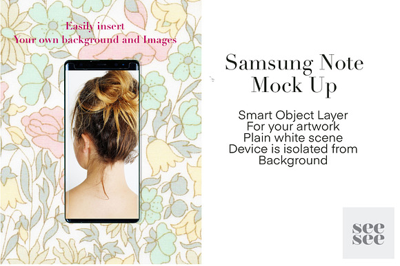 Isolated Samsung Note Mockup in Product Mockups - product preview 1