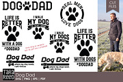 Dog Dad - Dog SVG and Cut Files
