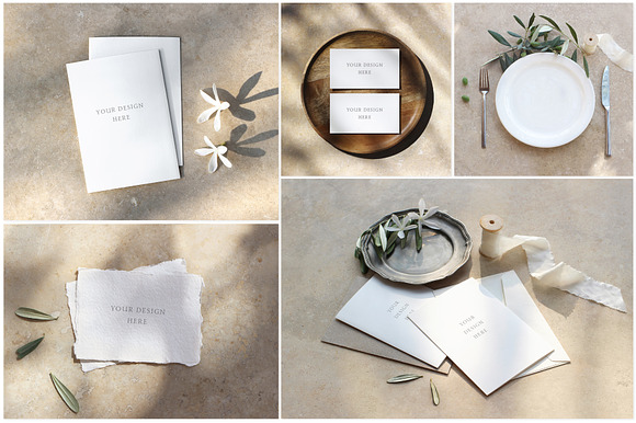 Summer Olive wedding mockups, photos in Print Mockups - product preview 4