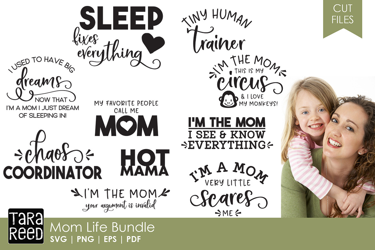 Mom Life SVG Bundle in Illustrations - product preview 8