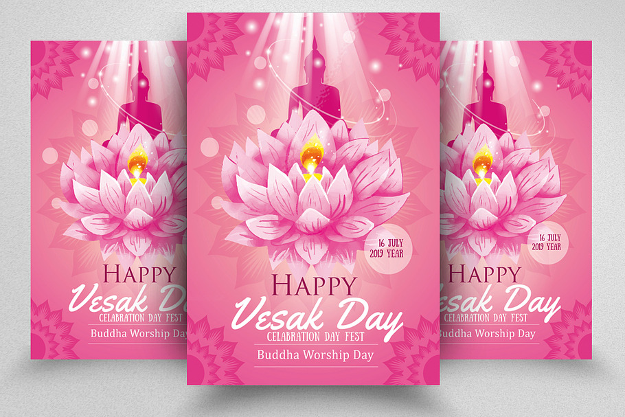 Budha Worship Flyer Template in Flyer Templates - product preview 8