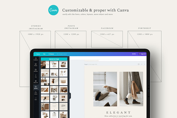 CANVA Bundle Social Media Pack in Instagram Templates - product preview 16