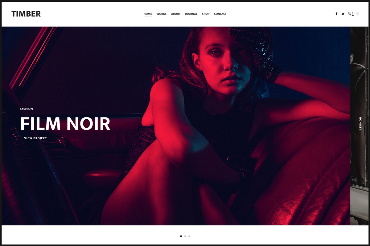 TIMBER - Unusual Photography Theme in WordPress Photography Themes - product preview 8