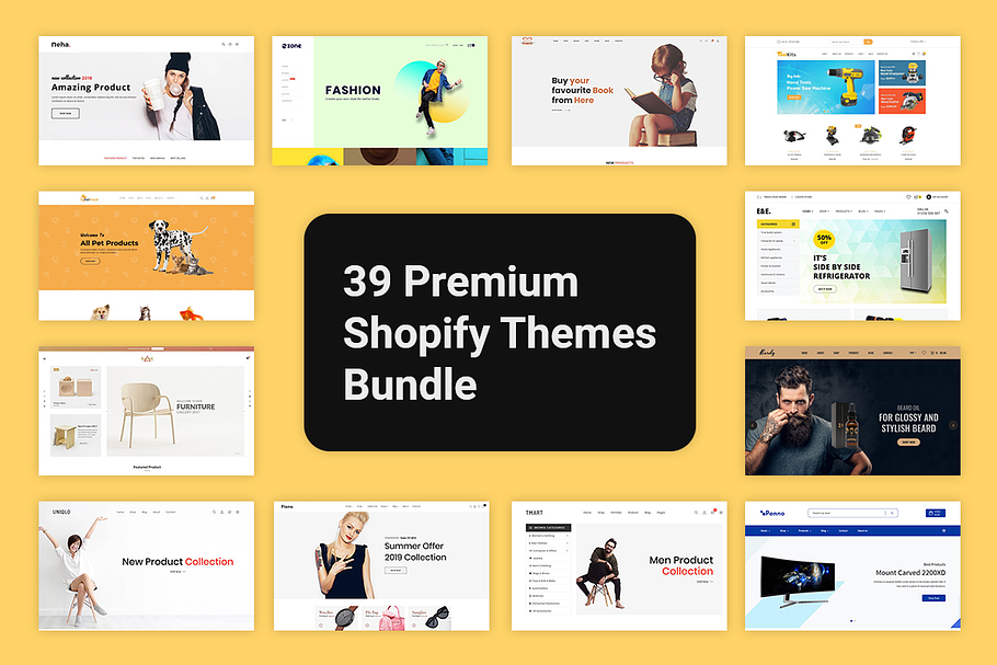 39 Shopify Themes Bundle in Themes - product preview 8