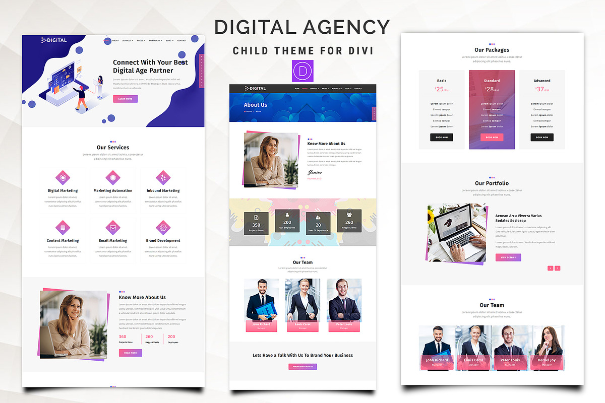Digital Agency – Divi Child Theme in WordPress Business Themes - product preview 8
