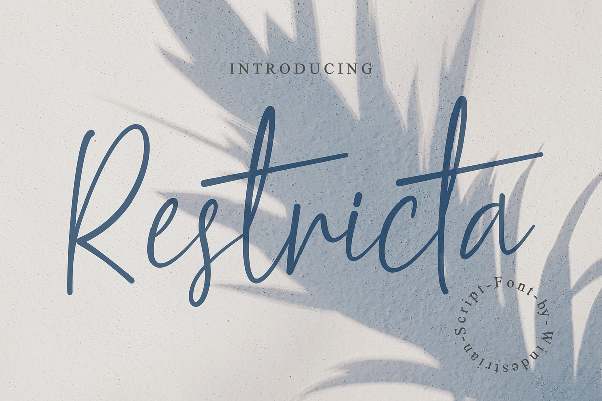 Restricta | Script Font in Script Fonts - product preview 8