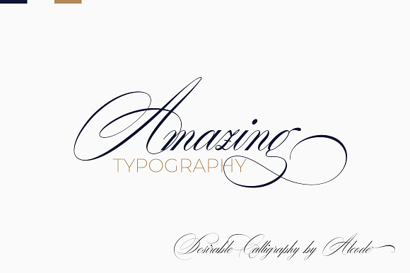 Desirable Calligraphy in Script Fonts - product preview 12