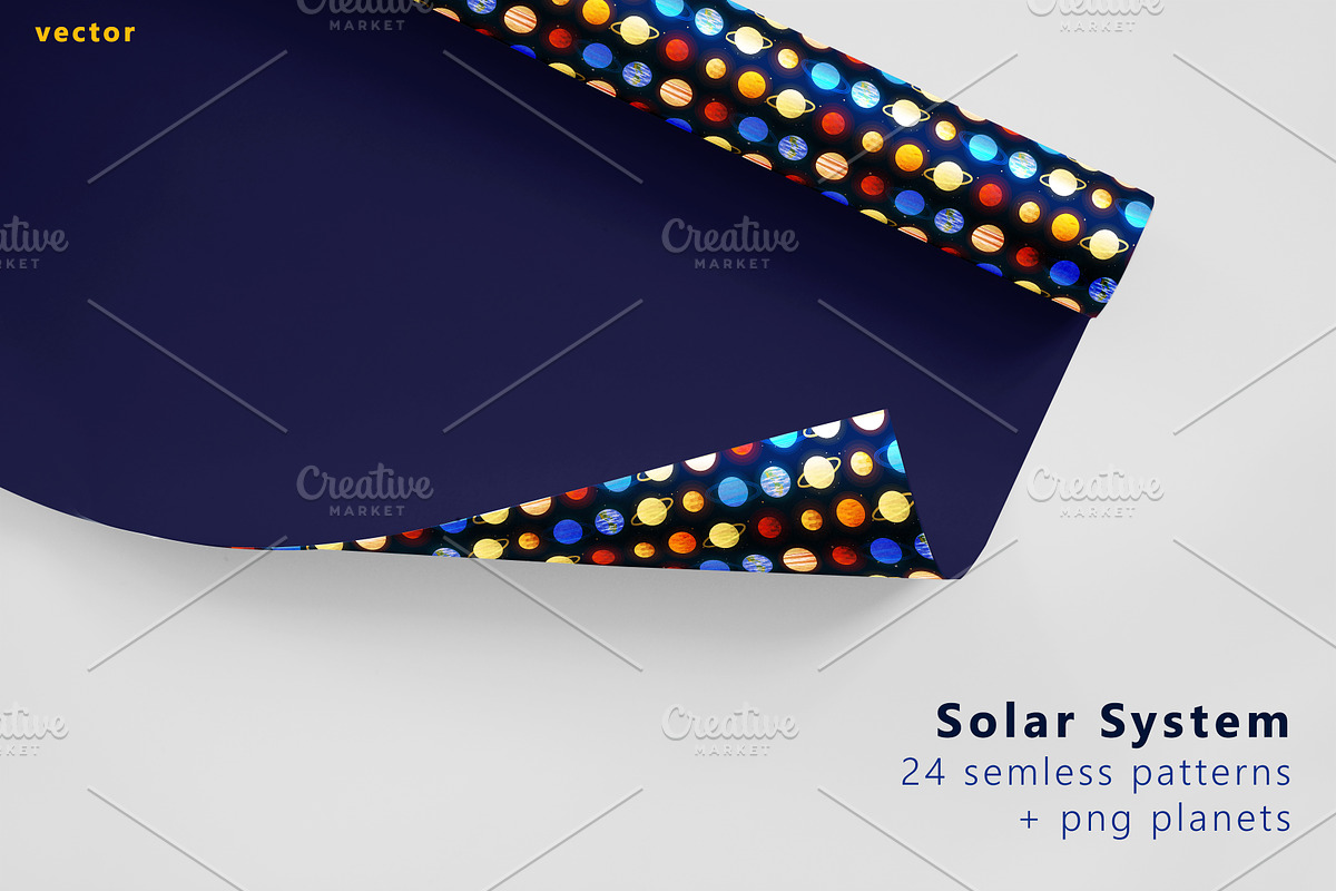 Solar System Vector patterns in Patterns - product preview 8
