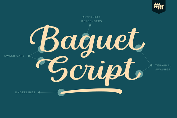 Baguet Script Italic in Italic Fonts - product preview 11