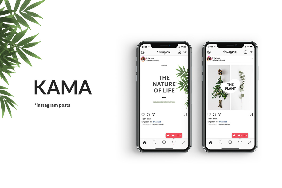 Kama - Instagram Posts Template in Instagram Templates - product preview 8