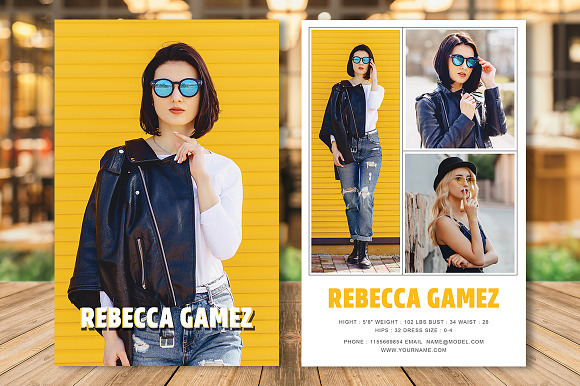 Modeling Comp Card V21 in Card Templates - product preview 1