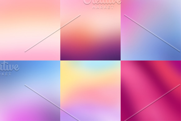 18 Blurred gradient backgrounds in Textures - product preview 3