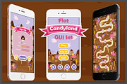 Flat Candyland GUI Set