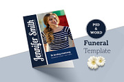 Funeral Program Template - V891