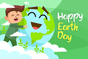 Happy Earth Day - Illustration