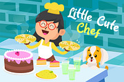 Cute Little Chef - Illustration