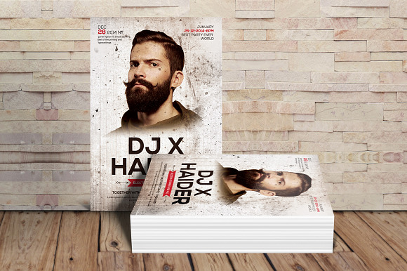 Dj Flyer Template in Flyer Templates - product preview 2