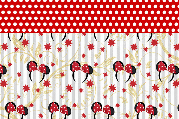 Red Paprer Pack, Floral background in Textures - product preview 4