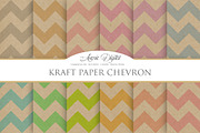 Kraft Paper Chevron Textures