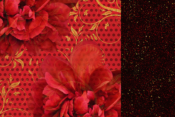 Red Paprer Pack,8x11 background A4 in Textures - product preview 3