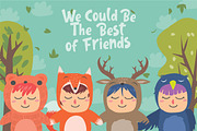 We Could Friends - Illustration
