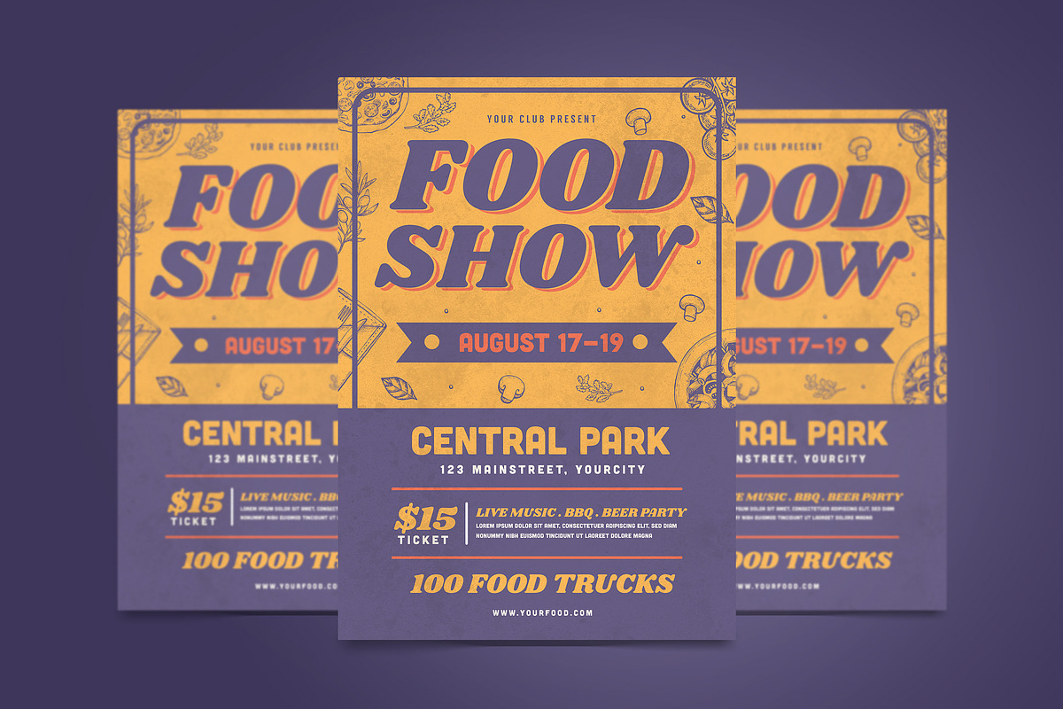 Food Fest Flyer in Flyer Templates - product preview 8