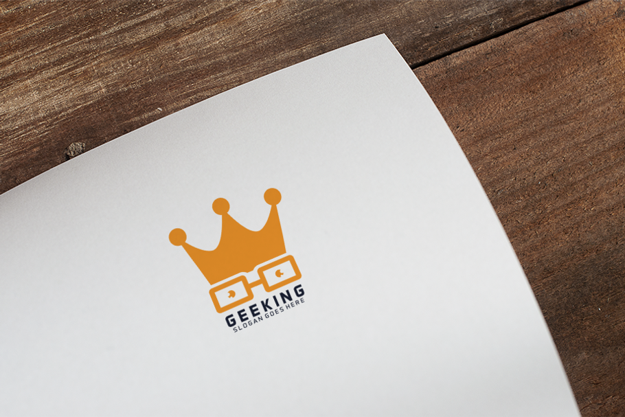 Geek King Logo in Logo Templates - product preview 8
